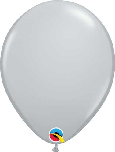 Q (100) 11" Fashion Gray balloons