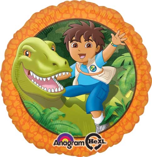 18" Foil - Go Diego Go balloon