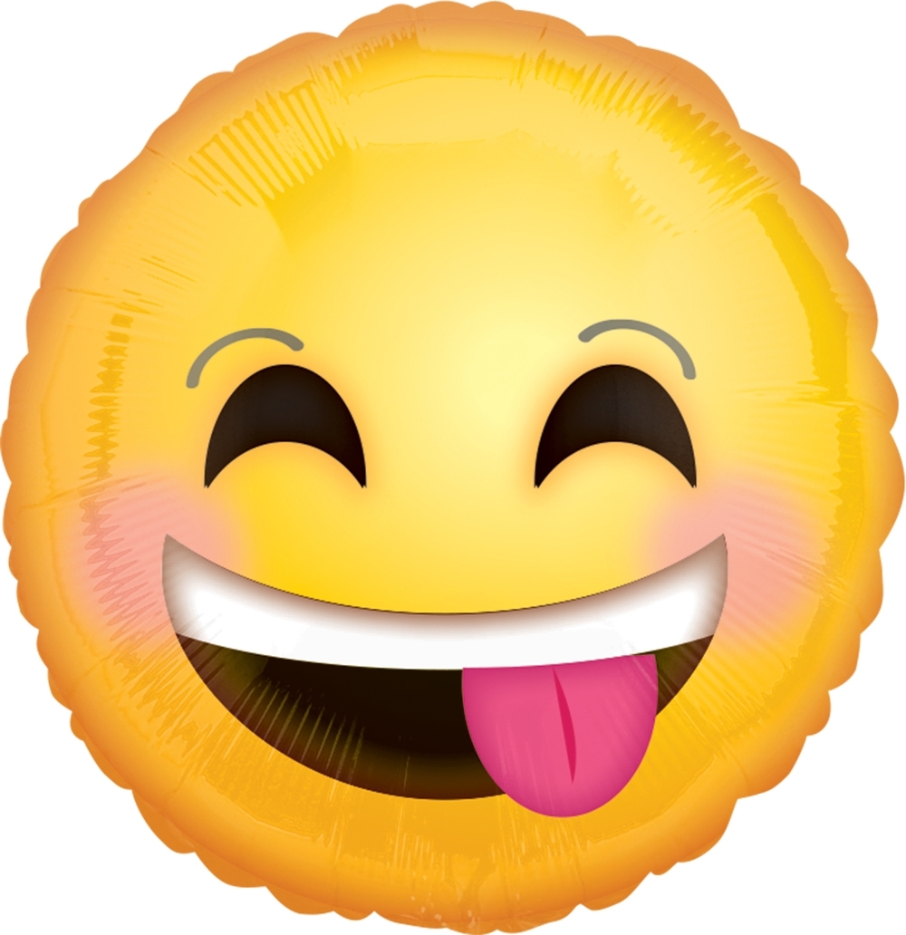 18" Foil - Emoticon Smile balloon