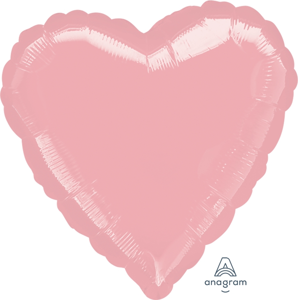 18" Foil Heart - Pastel Pink balloon