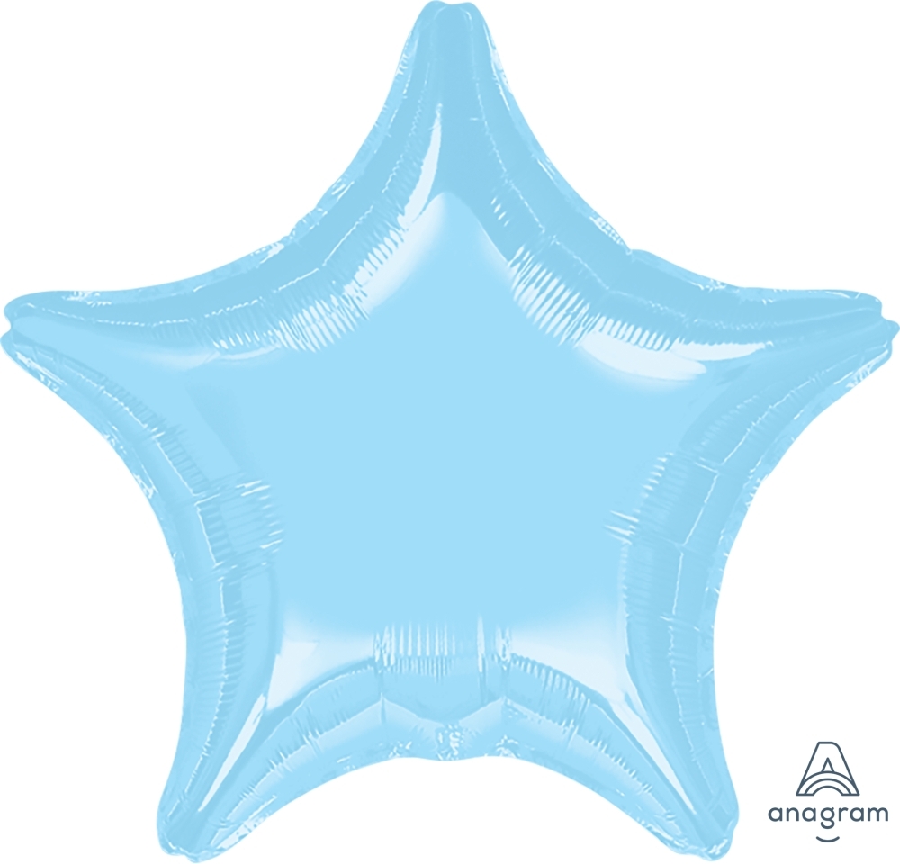 19" Foil Star - Pastel Blue balloon