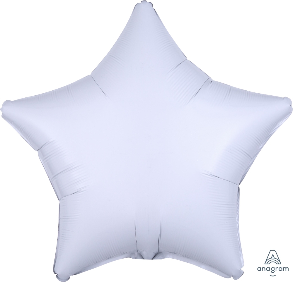 19" Foil Star - White balloon