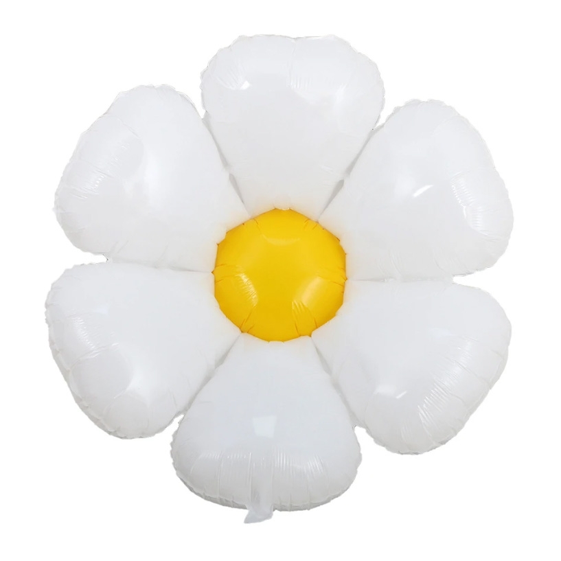 22" Daisy Flower Marigold Balloon Air-Fill unpacked