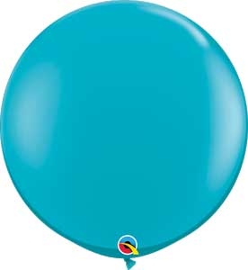 Q (2) 36" Fashion Tropical Teal balloons