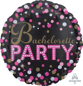 28" Bachelorette Party Holographic balloon