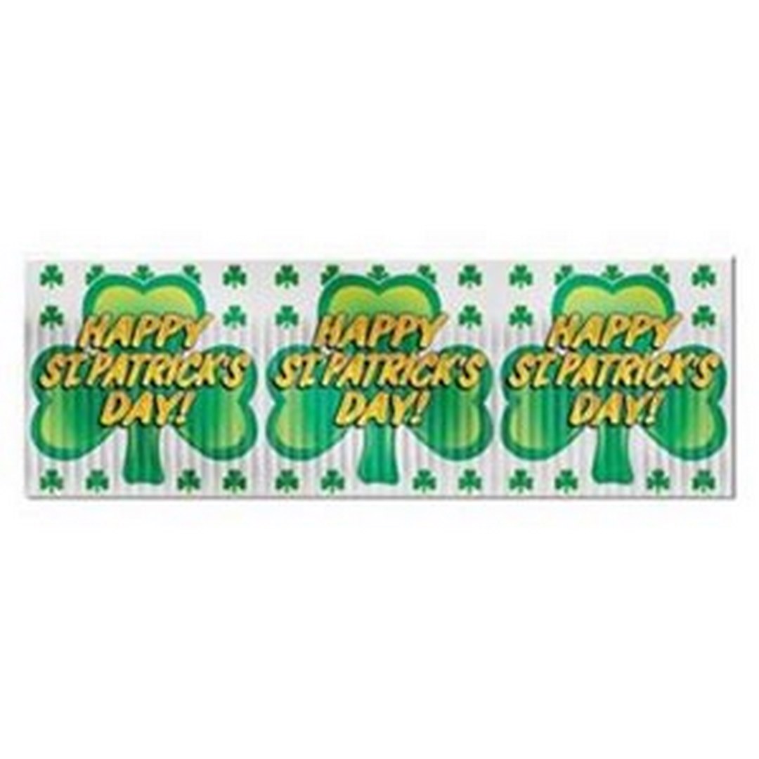 SP - Banner - Metallic - St Pat - 14"x4ft