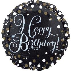 18" Foil Birthday Sparkling Holographic Confetti balloon