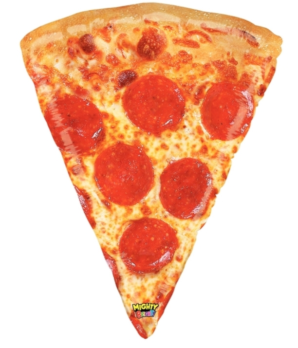 34" Mighty Bright Shape Pizza balloon