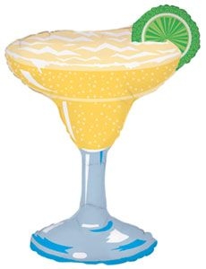 36" Shape - Margarita Glass balloon