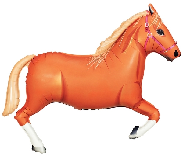 43" Super Shape - Tan Horse balloon