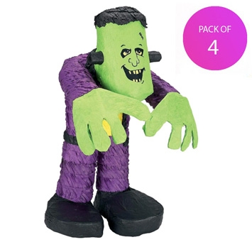 (4) Frankenstein Pinata - Pack of 4