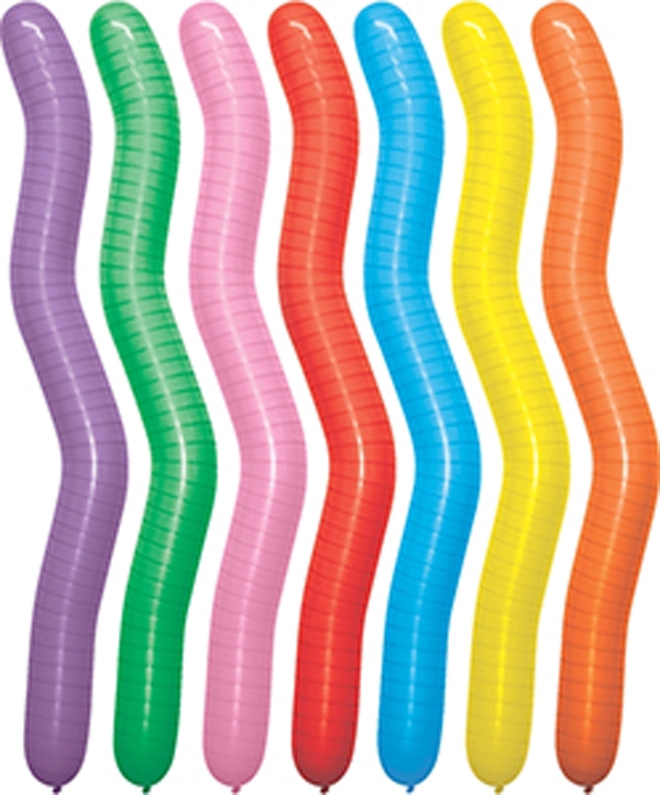 BET (50) 43" Rattlesnake Assorted balloons