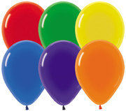 BET (100) 11" Crystal Assorted balloons