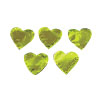 (2 lb) Metallic Heart Confetti - Gold