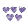 (2 lb) Metallic Heart Confetti - Silver