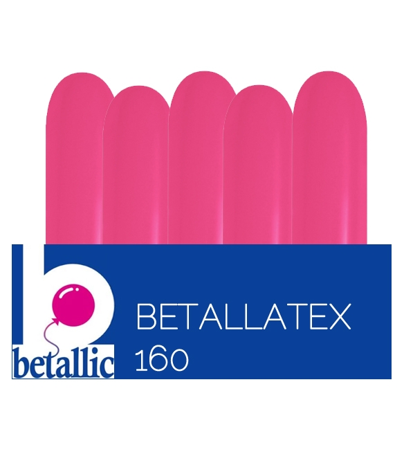 BET (100) 160 Metallic Fuchsia balloons