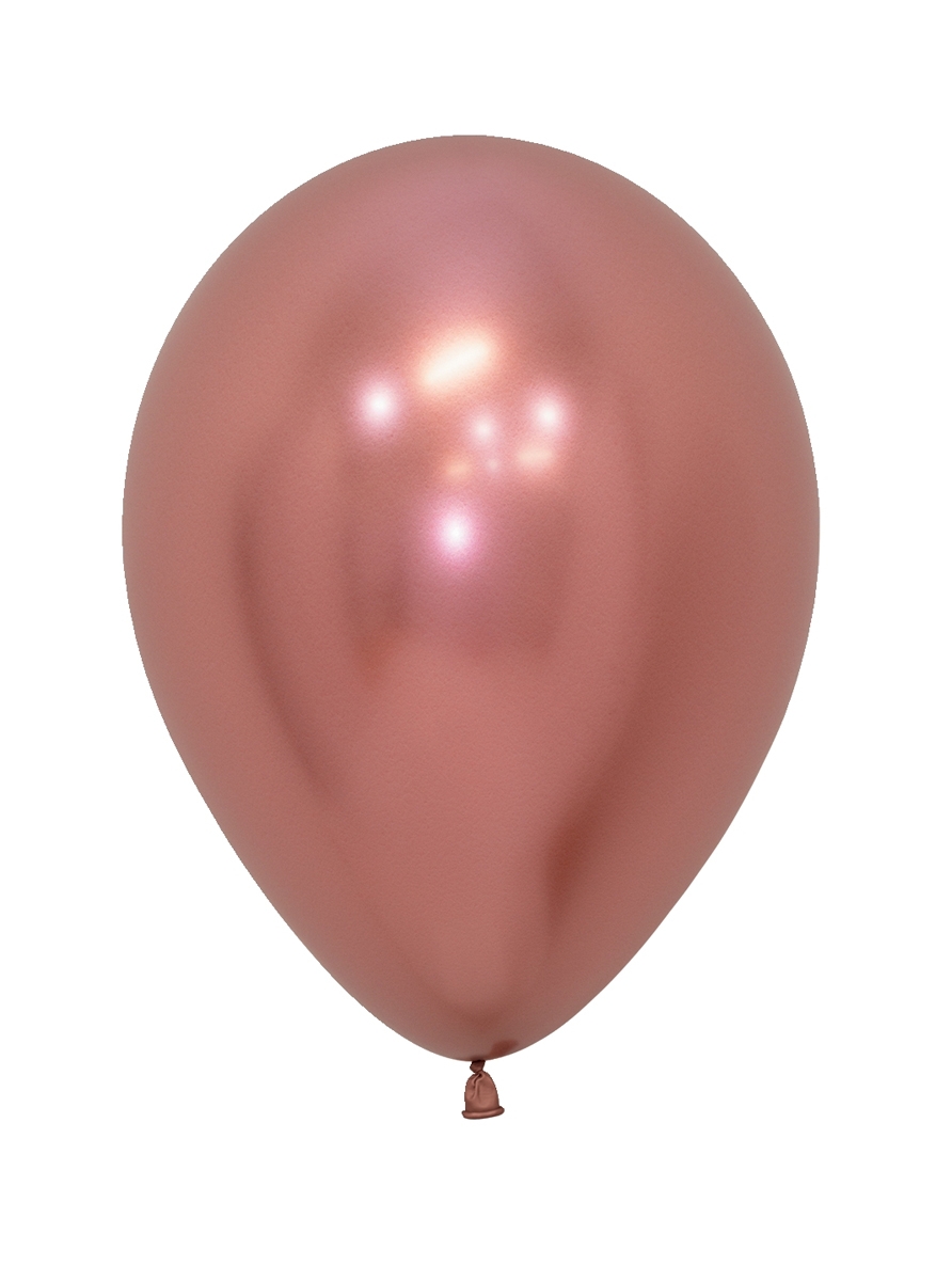 BET (100) 5" Reflex Rose Gold balloons 