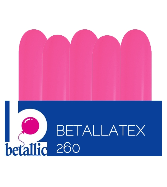 BET (50) 260 Crystal Fuchsia balloons