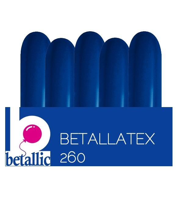 BET (50) 260 Metallic Blue balloons