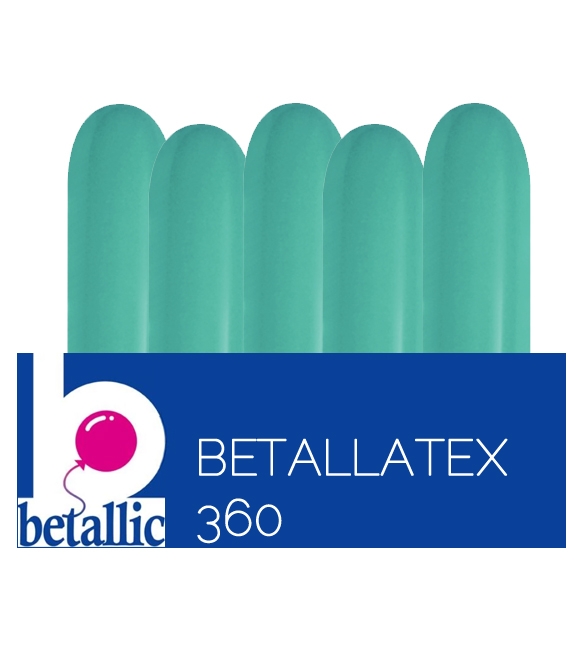 BET (50) 360 Deluxe Turquoise Green balloons