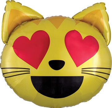 Emoticon Cat Love Emoji balloon