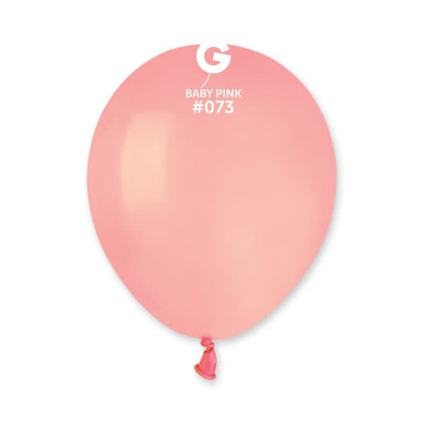 GEMAR (100) 5" Baby Pink balloons