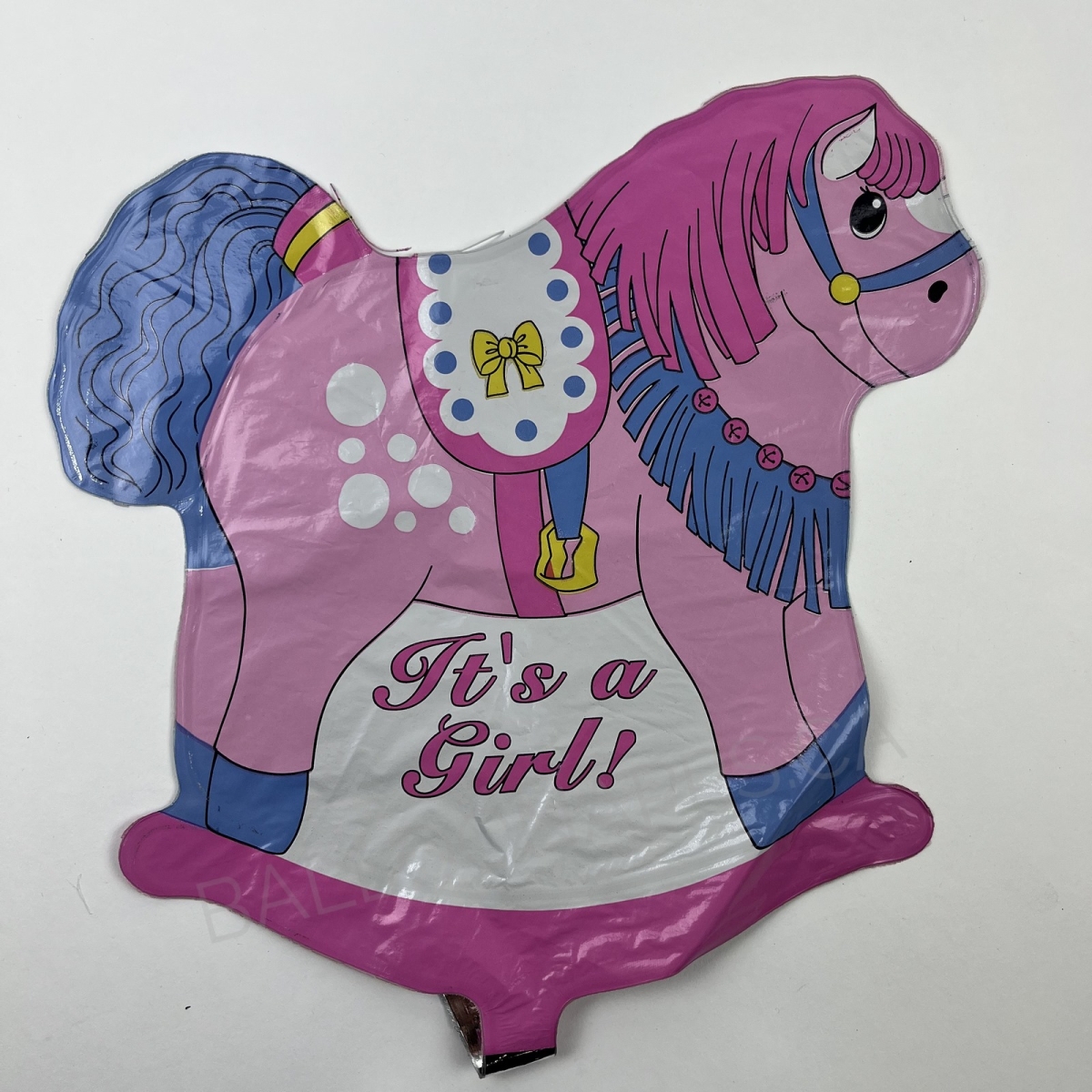 Mini Shape - Rocking Horse Girl balloon