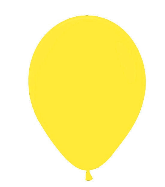 NEW ECONO (10) 18" Yellow balloons