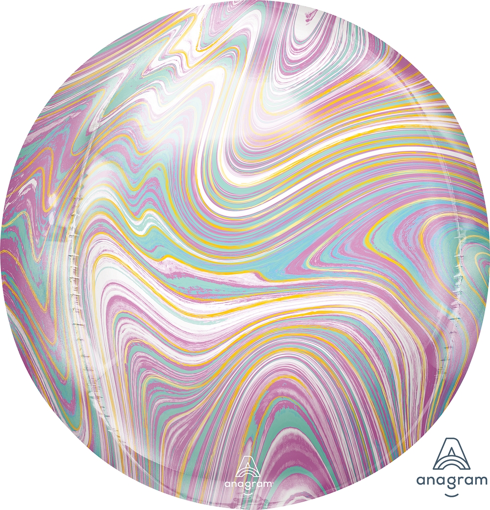 Pastel Marblez Orbz balloon