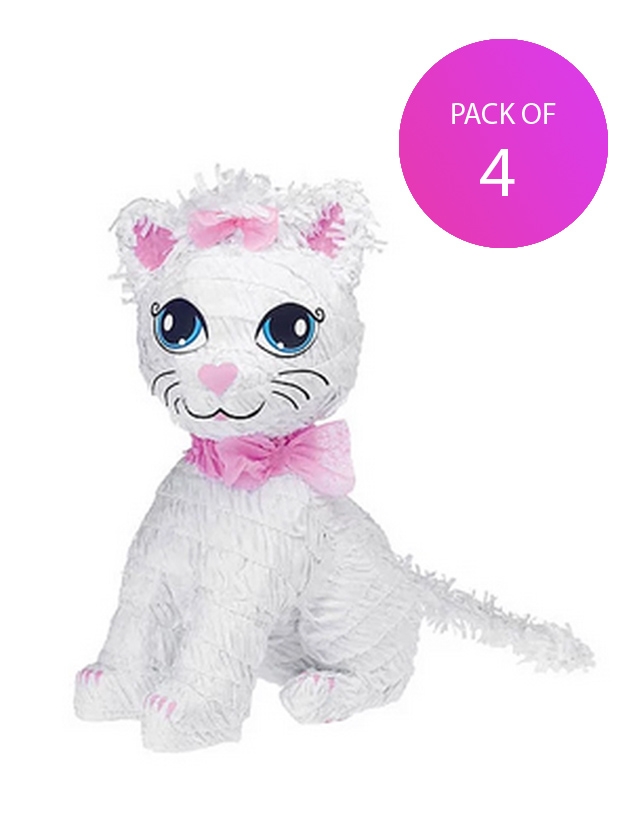 (4) Pretty Kitty Pinata - Pack of 4