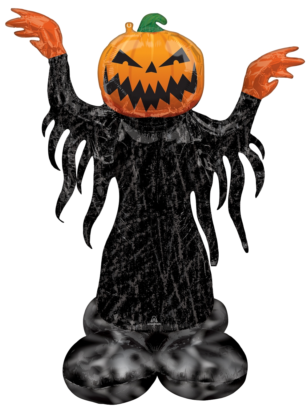 Pumpkin Head Ghost Halloween Airloonz Air-fill balloon