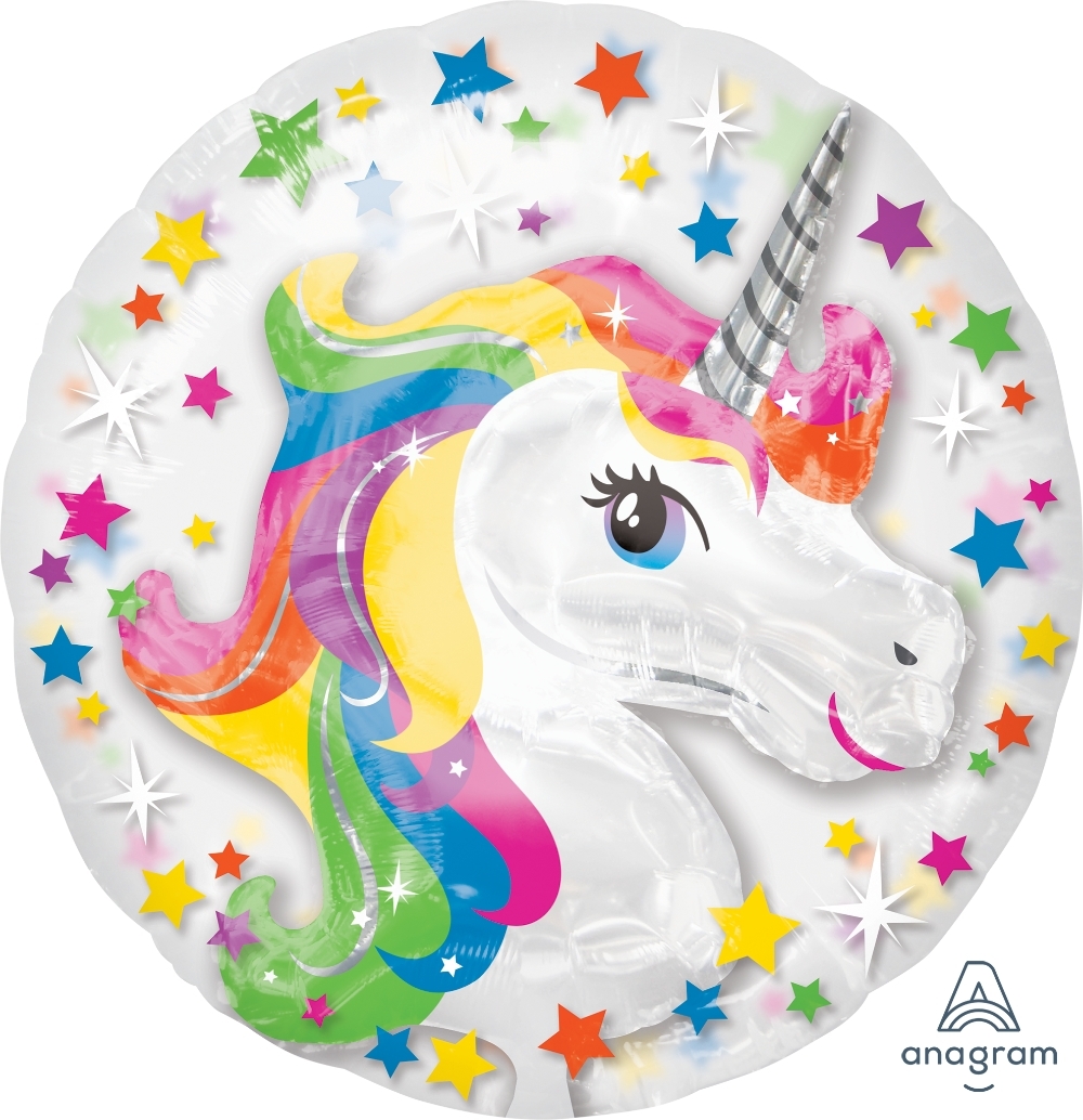 Rainbow Unicorn Insider balloon