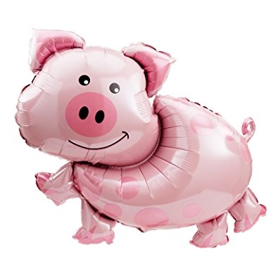 Shape - Pig 35" x 25" balloon