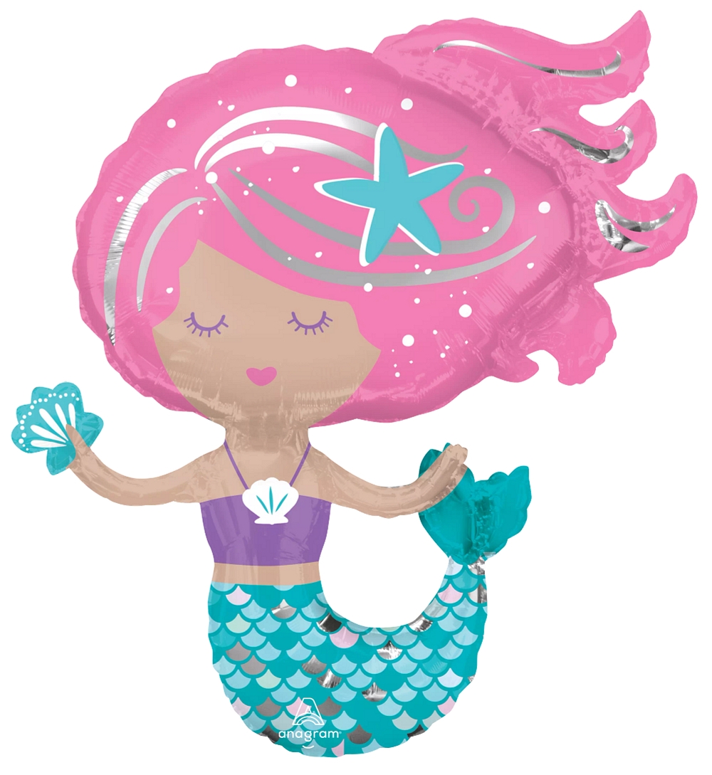 Shimmering Mermaid Large Shape balloon