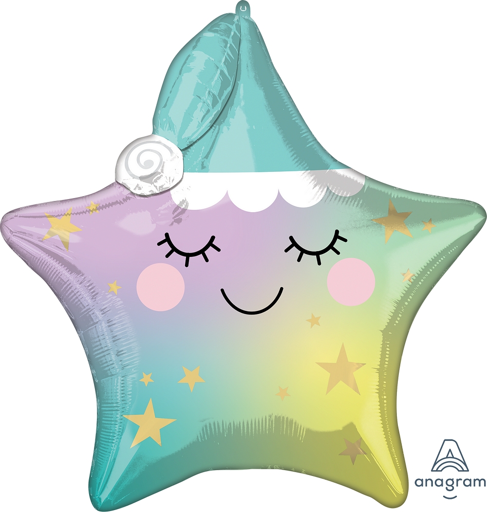 Sleepy Little Star Multi balloon