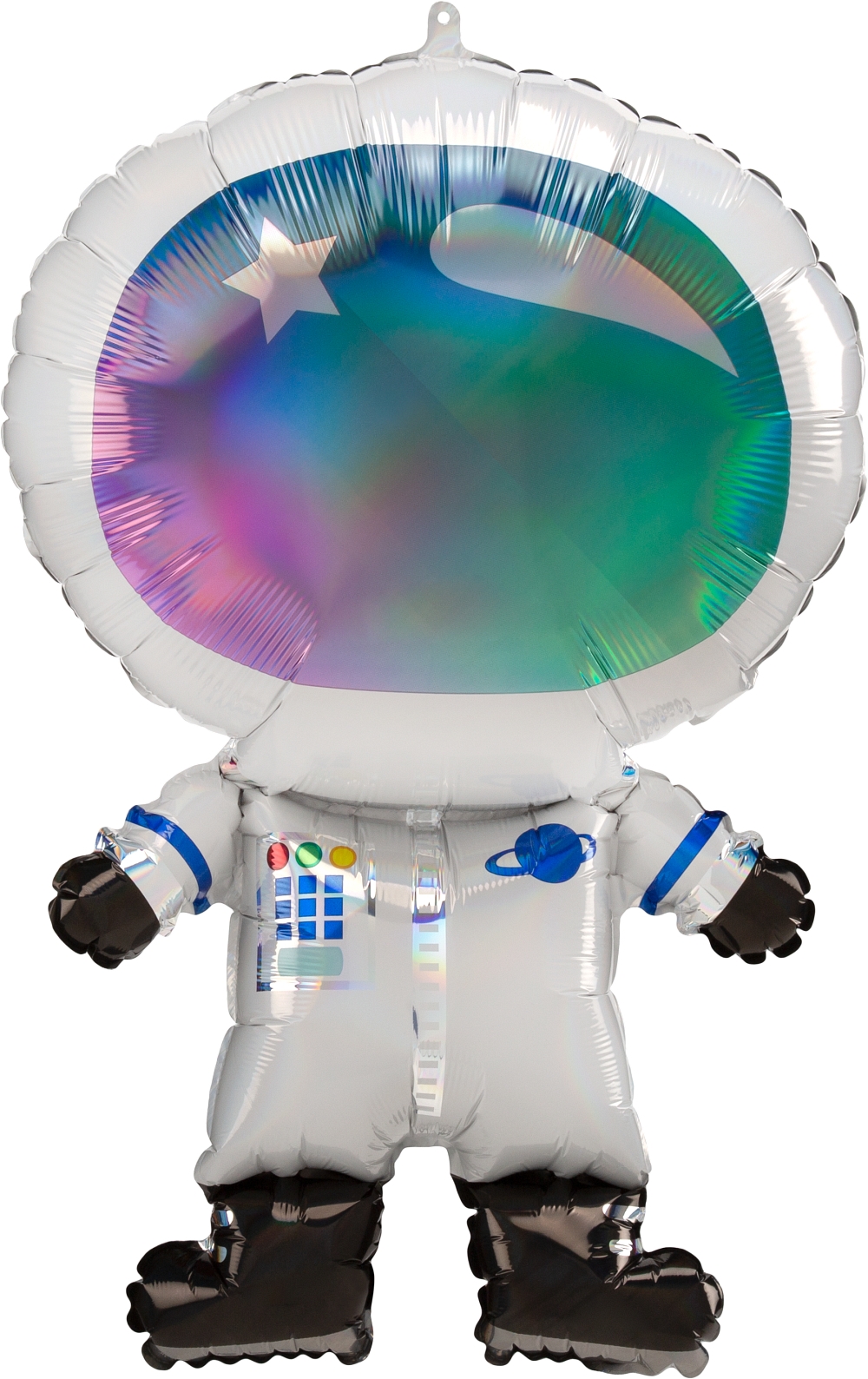 Super Shape Iridescent Astronaut balloon