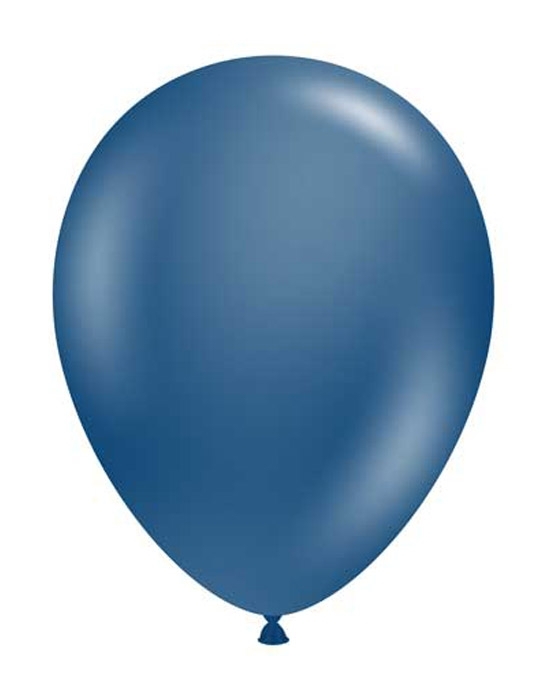 TUFTEX (50) 17" Navy Blue balloons