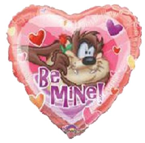 V - 22" Foil Heart - TAZ Be Mine balloon