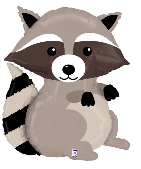 Woodland Raccoon Super Shape balloon