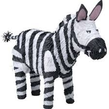 (4) Zebra Pinata - Pack of 4